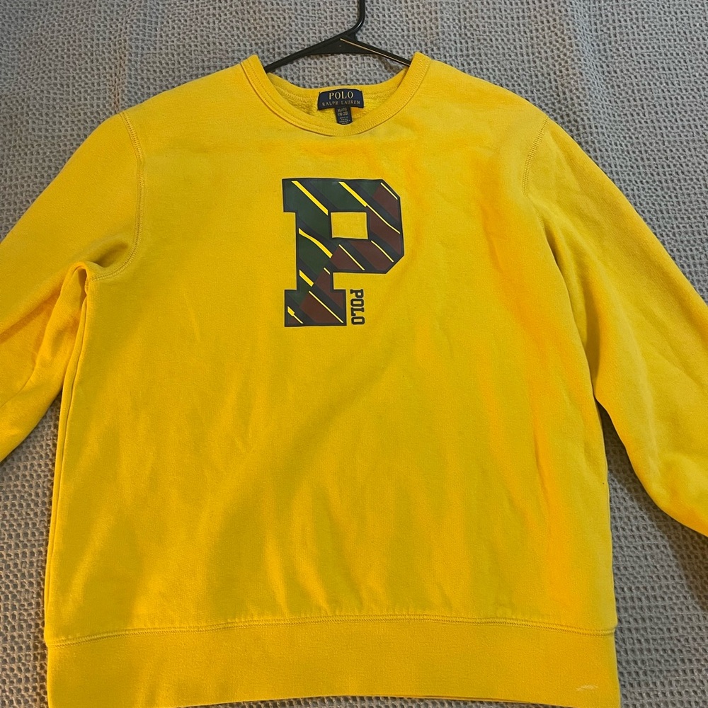 Polo by Ralph Lauren Bright Yellow Crewneck Sweater